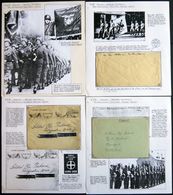 1941/2, SS Freiwilligen Legion NORWEGEN, FP-Nr. 18149 Und 47260, 6 Feldpostbriefe Von Norwegern In Englisch, Sauber Besc - Besetzungen 1938-45