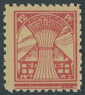 1945, 12 Pf. Rosarot, Druck Auf Gummiseite, Postfrisch, Pracht, Gepr. Kramp, Mi. 500.- -> Automatically Generated Transl - Other & Unclassified