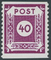 1945, 40 Pf. Großröhrsdorf, Senkrecht Gezähnt, Postfrisch, Pracht, Gepr. Dr. Jasch, Mi. 70.- -> Automatically Generated  - Altri & Non Classificati