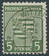 1945, 5 Pf. Dunkelolivgrün, Postmeisterzähnung L 11 1/2, Pracht, Gepr. Dr. Jasch, Mi. 120.- -> Automatically Generated T - Andere & Zonder Classificatie