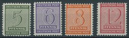 1945, Roßwein, Gezähnt L 11 1/4-11 1/2, Wz. 1X, Postfrischer Prachtsatz, Gepr. Ströh/Dr. Jasch, Mi. 170.- -> Automatical - Other & Unclassified