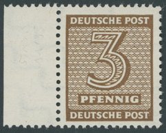 1948, 3 Pf. Dunkelockerbraun, Wz. 1Y, Postfrisch, Pracht, Gepr. Ströh, Mi. 200.- -> Automatically Generated Translation: - Otros & Sin Clasificación