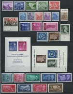 JAHRGÄNGE 447-509 **, 1955, Kompletter Jahrgang Mit 3 Blocks, Pracht - Otros & Sin Clasificación