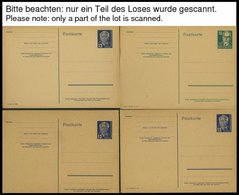 GANZSACHEN Aus P 40-78 BRIEF, 1950-66, 22 Verschiedene Ungebrauchte Ganzsachenkarten Und 2 Faltbriefe, Fast Nur Prachter - Other & Unclassified