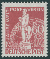 BERLIN 39 **, 1949, 60 Pf. Stephan, Pracht, Mi. 220.- - Autres & Non Classés