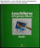 SAMMLUNGEN **, Bis Auf Mi.Nr. 231 In Den Hauptnummern Komplette Postfrische Sammlung Berlin Von 1960-74 In 9 Leuchtturm  - Autres & Non Classés