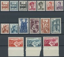 SAARLAND 239-54 **, 1948, Wiederaufbau, Postfrisch, 2 Prachtsätze, Mi. 89.- - Altri & Non Classificati