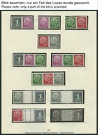 ZUSAMMENDRUCKE **, 1960-73, Partie Verschiedener Zusammendrucke Und Heftchenblätter, Pracht, Mi. 280.- - Used Stamps