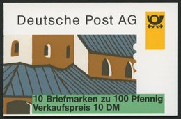 MARKENHEFTCHEN MH 32III **, 1995, Markenheftchen Sehenswürdigkeiten Mit Plattenfehler Weißer Fleck Unter Der Dachgaube,  - Other & Unclassified