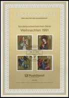 ERSTTAGSBLÄTTER 1488-1581 BrfStk, 1991, Kompletter Jahrgang, ETB 1 - 48/91, Pracht - Altri & Non Classificati