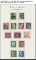 SAMMLUNGEN **,o,* , Sammlung Bundesrepublik Von 1949-84 Im Leuchtturm Falzlosalbum, In Den Hauptnummern Komplett, Ab 196 - Used Stamps