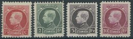 BELGIEN 181-84 **, 1922/3, König Albert I, Postfrischer Prachtsatz, Mi. 60.- - Altri & Non Classificati