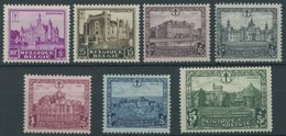 BELGIEN 291-97 **, 1930, Burgen Und Schlösser, Postfrischer Prachtsatz, Mi. 160.- - Other & Unclassified