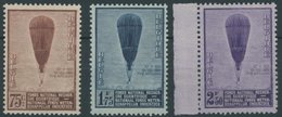 BELGIEN 344-46 **, 1932, Nationalfonds, Postfrischer Prachtsatz, Mi. 130.- - Other & Unclassified