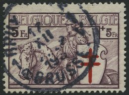 BELGIEN 392 O, 1934, 5 Fr. TBC, Pracht, Mi. 120.- - Sonstige & Ohne Zuordnung