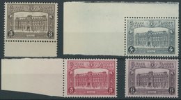 POSTPAKETMARKEN PP 3-6 **, 1929, Hauptpostamt, Postfrischer Prachtsatz, Mi. 90.- - Gepäck [BA]