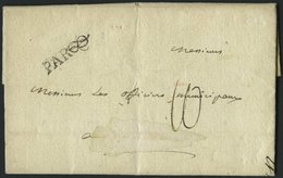 FRANKREICH VORPHILATELIE 1778, PARIS, L1 Auf Kleinem Brief Mit Inhalt, Feinst, Signiert - Otros & Sin Clasificación