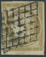 1850, 10 C. Gelbbraun, Pracht, Mi. 400.- -> Automatically Generated Translation: 1850, 10 C. Yellow Brown, Superb, Miche - Other & Unclassified