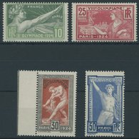 FRANKREICH 169-72 **, 1924, Olympische Spiele, Postfrischer Prachtsatz, Mi. 75.- - Autres & Non Classés