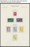 SAMMLUNGEN, LOTS **,o , 1961/2, Sammlung Verschiedener Lokalmarken: Insel Herm, Lundy, Alderney, Sark, Jethow Und Sanda, - Collections
