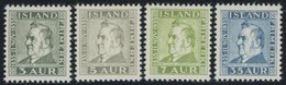 ISLAND 183-86 **, 1935, Jochumsson, Prachtsatz, Mi. 90.- - Sonstige & Ohne Zuordnung