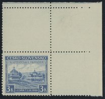 KARPATEN-UKRAINE 1Lf **, 1939, 3 K. Holzkirche, Rechte Obere Bogenecke Mit Leerfeld, Postfrisch, Pracht, Mi. 95.- - Transkarpatië