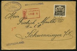 LETTLAND 1925-31, 8 Einschreiben Nach Deutschland Mit Verschiedenen Frankaturen, Fast Nur Prachterhaltung - Letonia
