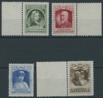 LIECHTENSTEIN 90-93 **, 1929, Regierungsantritt, Postfrischer Prachtsatz, Mi. 100.- - Sonstige & Ohne Zuordnung