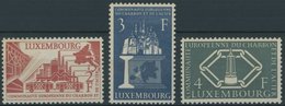LUXEMBURG 552-54 **, 1956, Montanunion, Postfrischer Prachtsatz, Mi. 60.- - Altri & Non Classificati
