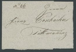 1836, Fuhrmannsbrief Von SALZBURG Nach Tittmoning, Pracht -> Automatically Generated Translation: 1836, Carter&#039,s Le - ...-1850 Prephilately