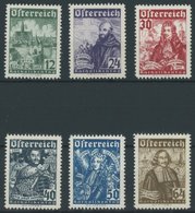 ÖSTERREICH 1918-1938 557-62 **, 1933, Katholikentag, Postfrischer Prachtsatz, Mi. 440.- - Sonstige & Ohne Zuordnung