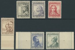 ÖSTERREICH 1918-1938 591-96 **, 1934, Baumeister, Postfrischer Prachtsatz, Mi. 150.- - Other & Unclassified