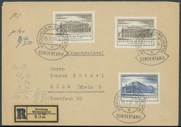 1955, Burgtheater Und Staatsoper Auf Bedarfs-FDC Mit Stempel HIRSCHEGG KLEINWALSERTAL, Feinst -> Automatically Generated - Used Stamps