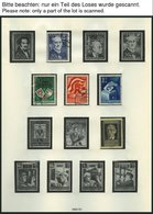 SAMMLUNGEN O,**, *, Sammlung Österreich Von 1945-57 Im SAFE Falzlosalbum, Dabei Mi.Nr. 952-54 Gestempelt, Feinst/Pracht, - Colecciones