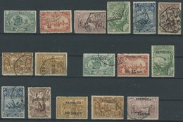 PORTUGAL 138-45,182-89 O, 1898/1911, Vasco Da Gama, Mit Und Ohne Aufdruck, Mi.Nr. 187 *, 2 Sätze Feinst/Pracht - Oblitérés