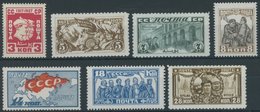 SOWJETUNION 328-34 *, 1927, Oktoberrevolution, Falzrest, Prachtsatz - Autres & Non Classés
