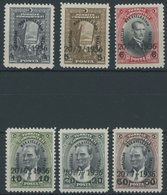 TÜRKEI 1004-09 **, 1936, Dardanellen Meerengen Vertrag, Postfrischer Prachtsatz, Mi. 100.- - Altri & Non Classificati