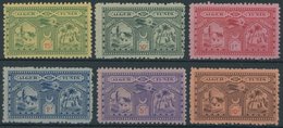 ALGERIEN **, 1928, 25 - 10 Fr. Flugpost-Vignetten Alger-Tunis, 6 Postfrische Prachtwerte - Algerien (1962-...)