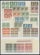 ALGERIEN VB **, 1924-47, Partie Von 76 Verschiedenen Postfrischen Viererblocks, Mit Portomarken, Prachterhaltung - Algerije (1962-...)