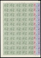 CUBA 2810-13 O, 1983, Blüten Im Bogensatz (100) Mit Zentrischen Stempeln, 1x Gefaltet, Pracht, Mi. 320.- - Andere & Zonder Classificatie