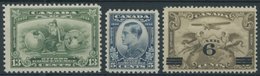 KANADA 160/1,169 **, 1932, 5 Und 13 C. Wirtschaftskonferenz Und Flugpost, 3 Postfrische Prachtwerte - Ongebruikt