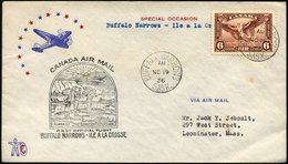 KANADA 196 BRIEF, 19.11.1936, Erstflug BUFFALO NARROWS-ILE A LA GROSSE, Prachtbrief, Müller 286 - Unused Stamps