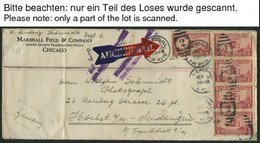 VEREINIGTE STAATEN 1927-40, 13 Verschiedene Luftpostbelege, Die Meisten Nach Europa, Bedarfserhaltung - Sammlungen