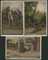 ALTE POSTKARTEN - BALTISC Unsere Feldgrauen, 3 Verschiedene Karten Der Serie: Nr. 7,12 Und 19, Feldpostkarten 1916/7 - Altri & Non Classificati