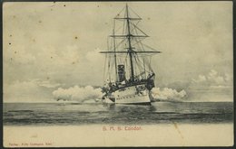 ALTE POSTKARTEN - SCHIFFE KAISERL. MARINE BIS 1918 S.M.S. Condor, Eine Karte, Erwas Stockig - Warships