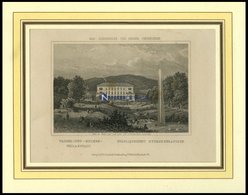 BAD GLEISWEILER: Die Wasser-und Molken-Heilanstalt, Stahlstich Aus Romantische Rheinpfalz Um 1840 - Lithographien