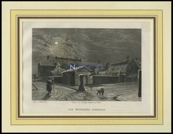 BERLIN: Die Wadzecks Anstalt, Stahlstich Von Schwartz Um 1833 - Lithografieën