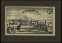 DIETFURT, Gesamtansicht, Kupferstich Von Ertl, 1687 - Lithografieën