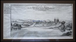 TOUL, Gesamtansicht, Kupferstich Von Bodenehr Um 1720 - Lithographien