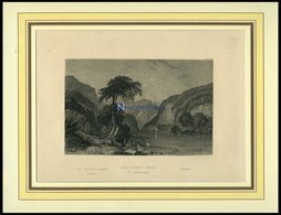 Das TEMPE-THAL, Stahlstich Von B.I. Um 1840 - Lithografieën